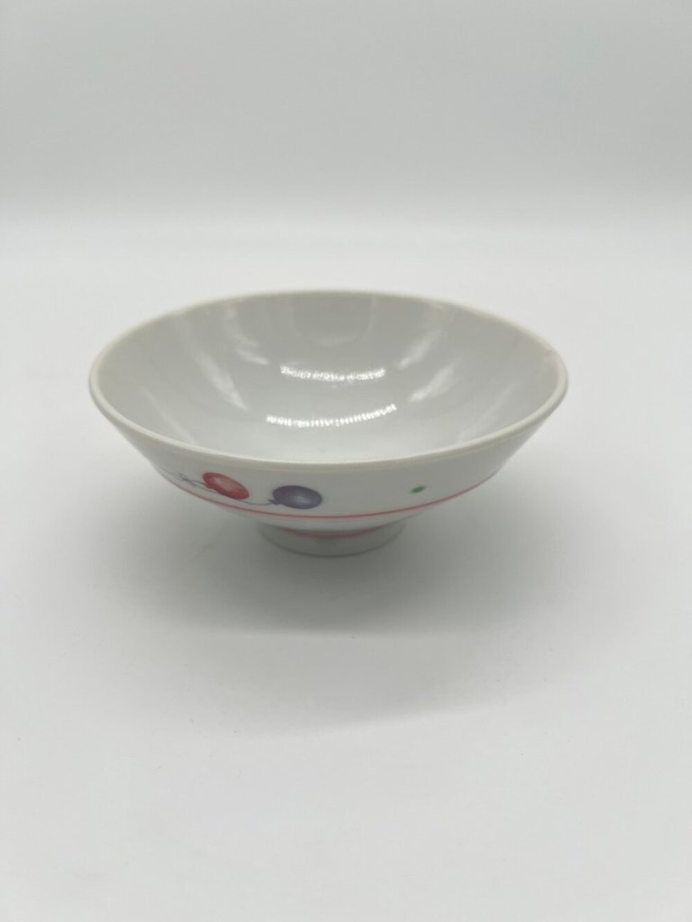 Vintage Japanese Porcelain Rice Bowl Shuhou Arita Balloon 4.25”